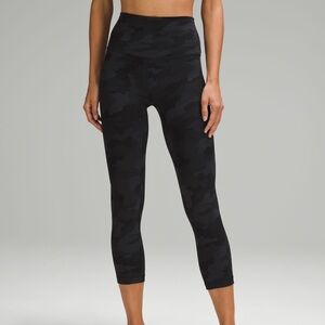 Lululemon Athletica Black Camouflage Leggings